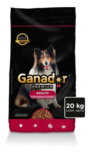 Alimento Para Perro Ganador Premium 20kg + Paquete Regalo