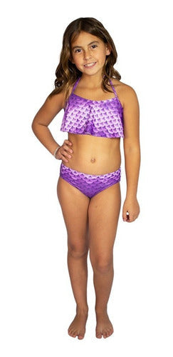Bikini Mermaids123 Funny Purple