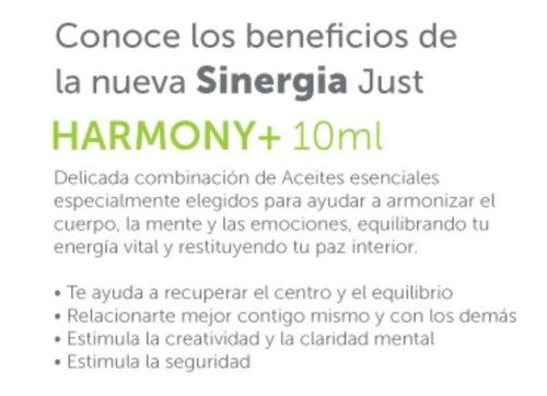 Aceite Esencial Harmony+ Nuevo 10ml Swiss Just Envío Gratis!