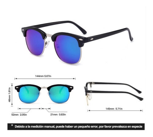 Retro Uv400 Punk - Style Mirror Polarization Sunglasses