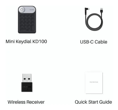 Huiuon Mini Keydial Kd100 Wireless Express Tecla De Control