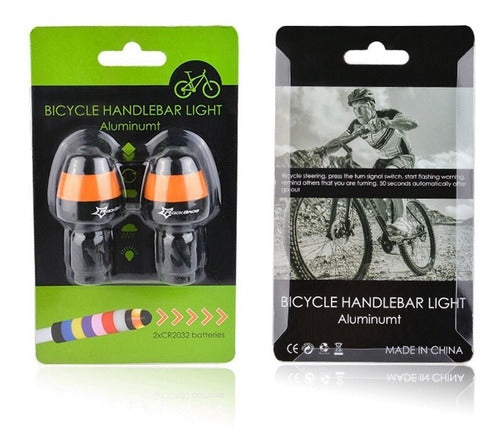 Luz Para Manubrio De Bicicleta Direccionales Par Profesional