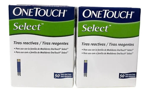 100 Tiras Reactivas One Touch Select