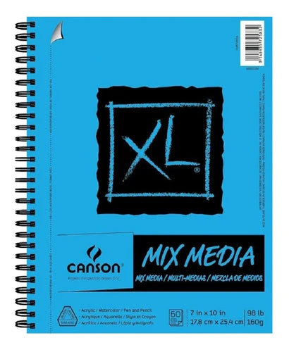 Canson Xl Mix Media Cuaderno De Dibujo Sketchbook 18 X 25cm