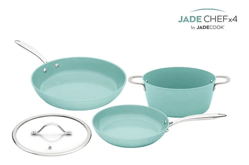 Jade Chef X4 By Jade Cook - Set De Lujo Con 4pzs- Cv Directo