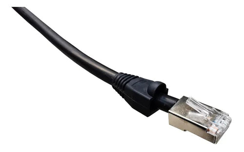 Cable De Red Para Internet Cat6 Utp 30 Metros Blindado Negro