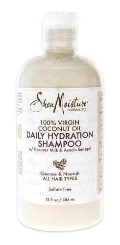 Shampoo Sheamoisture 100% Aceite Coco Virgen Hidratante
