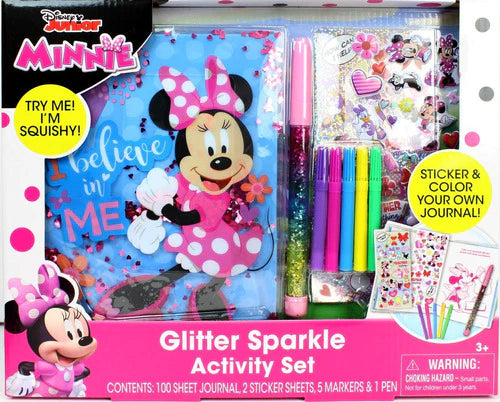 Set De Actividades De Glitter Minnie Mouse - Tara Toys