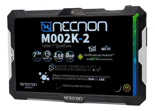 Tablet  Necnon M002k-2 Android 8.1 7  8gb Negra Y 1gb De Memoria Ram