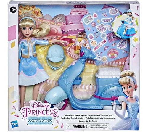 Disney Princess Comfy Squad  Fabulosa Motoneta De Cenicienta