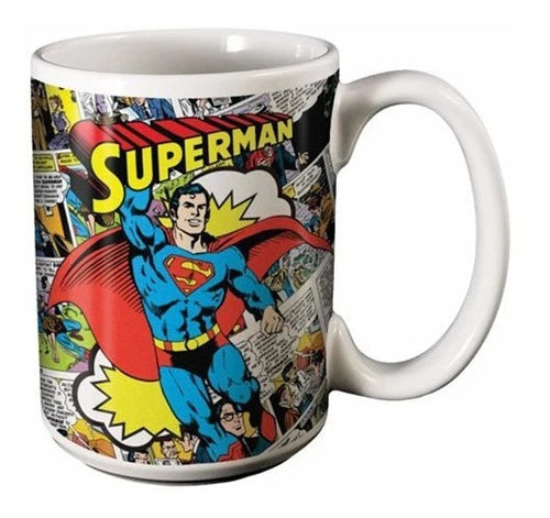 Taza De Ceramica Spoontiques Dc Comic Superman