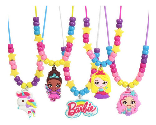Increíble Kit Para Hacer Collares Barbie P/ Niñas. +3 Años
