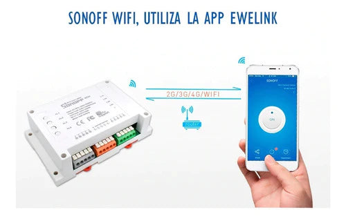 Sonoff 4ch Switch Wifi  Inteligente