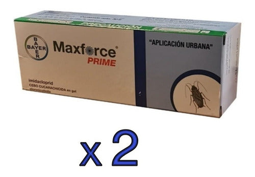 2 Maxforce Prime Gel 30g Mata Cucarachas - Nuevo Original -