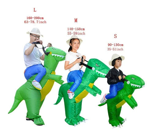 Disfraz Inflable De Dinosaurio Para Niños Cosplay S