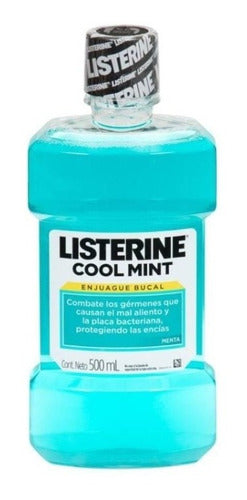 Enjuague Bucal Listerine Cool Mint 4 Pzas De 500 Ml C/u