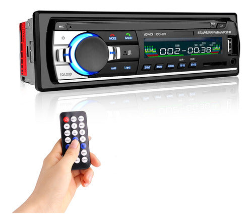 12v Car Stereo Audio In-dash Fm Mp3 Music Radio Player