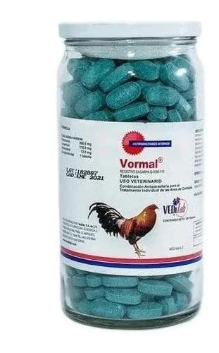 Vormal & Desparasitante 350 Tabletas Aves Frasco Sellado