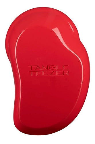 Tangle Teezer ® Salsa Red Cepillo Rojo 10cm Especial Para Cabello Rizado The Original Desenreda Chino Facilmente