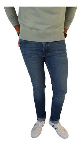 Jeans Para Hombre Slim Skinny - Urbanauta - Cosmic Blue