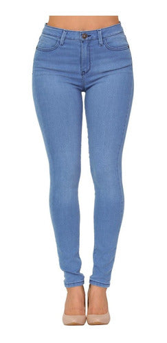 Jeans Básico Mujer Stfashion Bleach 51003613 Mezclilla Stret