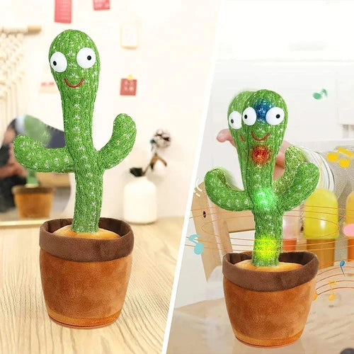 Cactus Peluche Bailarin Canta Graba Educativo Recargable