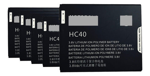 Kit De 5 Baterías Para Motorola Hc40 Compatible