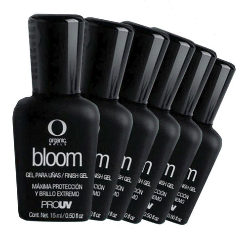 Kit Bloom X 6 Geles Terminado Extremo Uñas By Organic Nails
