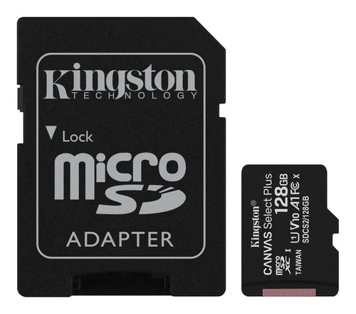 Memoria Micro Sd 128gb 100mb/s Clase 10 Kingston Adaptador