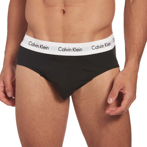 Calzón Hip Brief Calvin Klein Hombre Pack 3