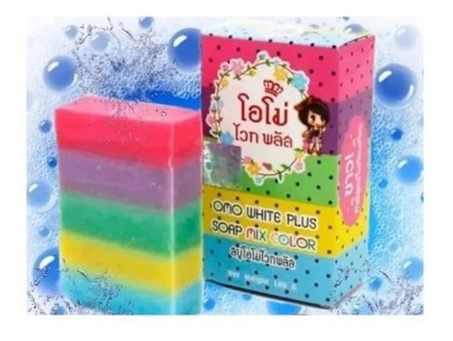 Jabón Aclarante White Plus Soapmix Color Tailandes Caja 12pz