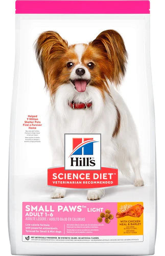 Hills Diet Adult Light Small Paws Alimento Perro 7.03kg