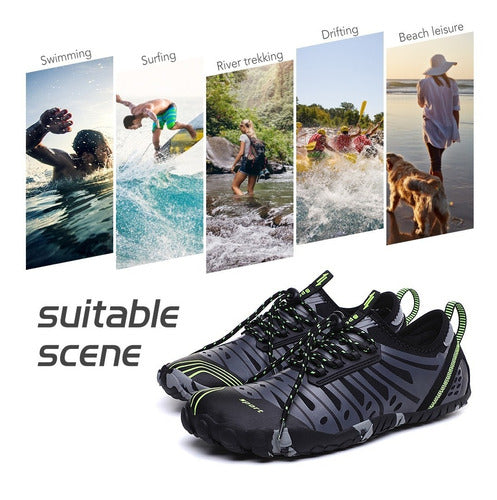 Zapatos Acuático Playa Surf Para Hombre Secado Rápido