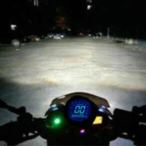 Velocímetro Led Digital Universal Para Motocicleta