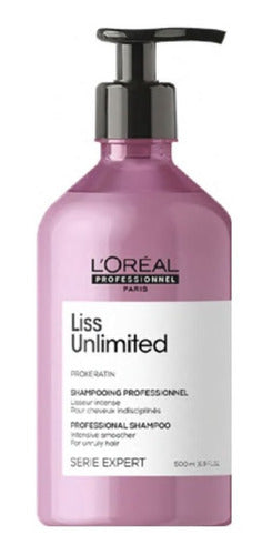Shampoo Controla El Frizz Liss Unlimited Loreal Pro 500ml