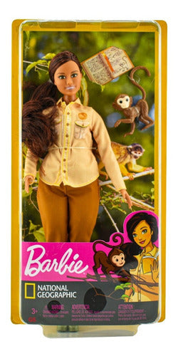 Barbie National Geographic Pack Cuidadora Astrofisica Mattel