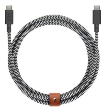 Cable Lightning - Type C Belt Kevlar Zebra 3m - Native Union