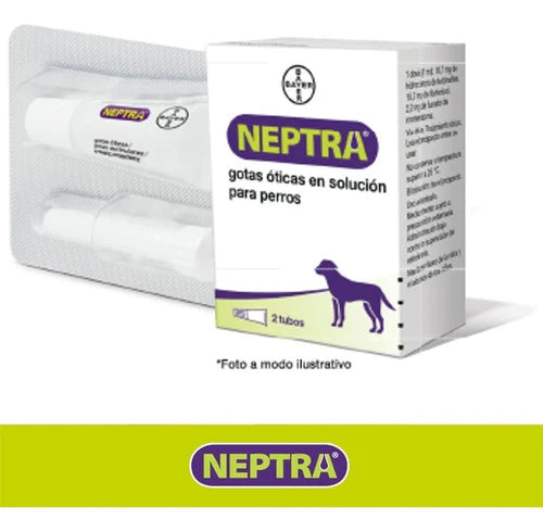Bayer Neptra Ótico 2 Tubos De 1 Ml Solución C/una Sola Dosis