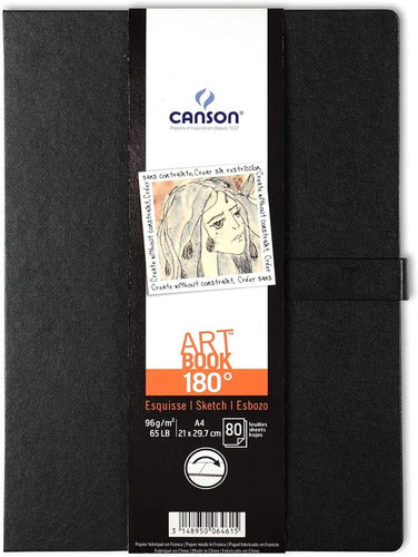 Cuaderno Dibujo Broche Canson Art Book 180 21x29,7cm 80h 96g