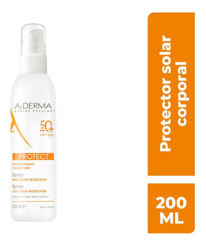 A-derma Protect Protector Solar Spray Adulto Fps50+ 200ml
