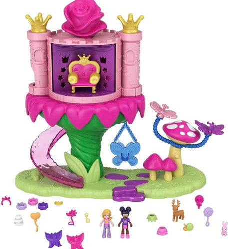 Polly Pocket Rainbow Funland Viaja En Un Vuelo Mágico Mattel