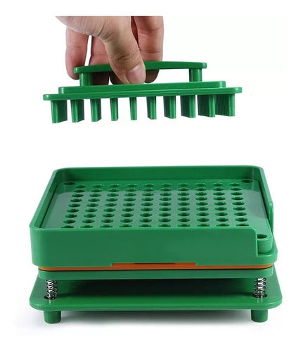 Encapsuladora Manual #00 Semiautomática 100 Agujeros, Verde