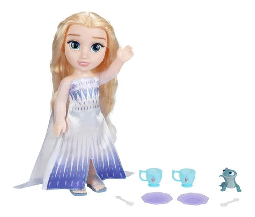 Muñeca Princesa Elsa De Frozen Disney Juego Del Te Y Olaf
