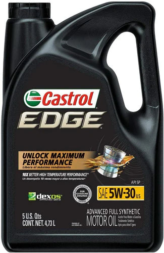 Aceite Castrol Edge 5w30 Sintético Garrafa 4.73 L