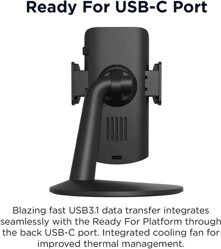 Base Soporte Ajustable Para Motorola Edge+ Multimedia Usb-c
