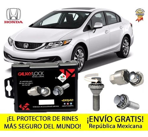 Birlos De Seguridad - Honda Civic 2013 -2015 ! Envío Gratis!