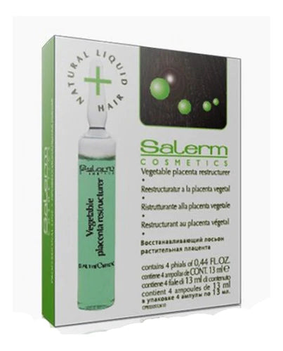 Salerm ® 32 Ampolletas 13ml C/u Anti Caida Restrucurador Capilar De Placenta Vegetal Fortalece Cabello