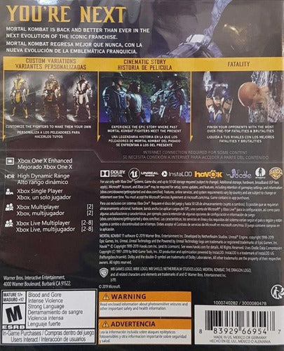 ..:: Mortal Kombat 11 ::.. En Xbox One Gamewow