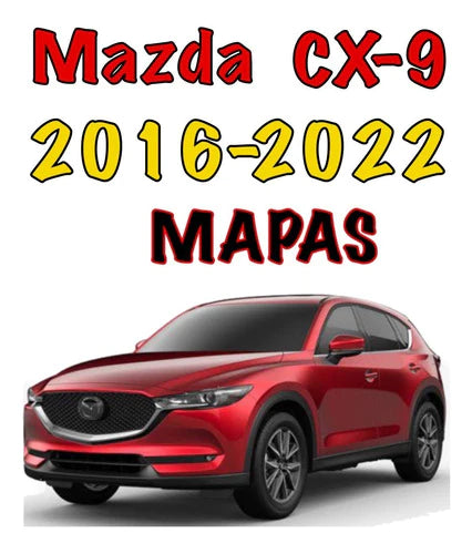 Tarjeta De Navegación Mazda Cx9 16-22 Ultima Actualización