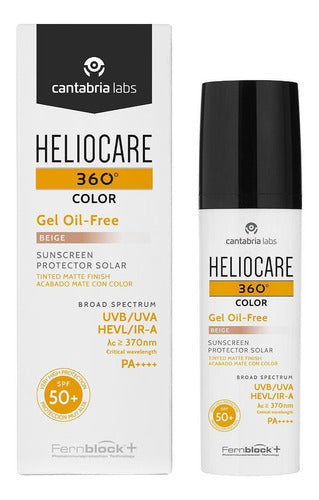Heliocare 360 Gel Oil-free Color Beige Spf 50+ 50ml